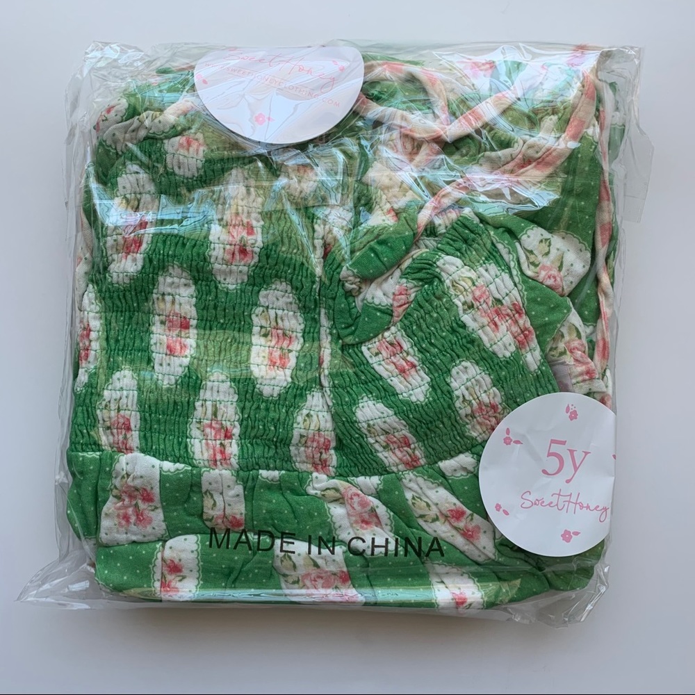 SweetHoney Green Beach Dress Size 5 NWT - Picture 2 of 2